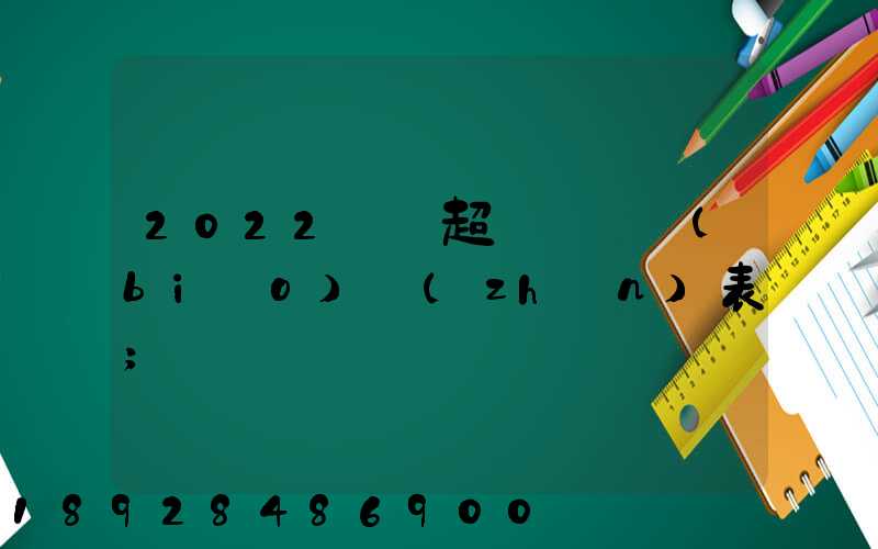 2022貨車超載處罰標(biāo)準(zhǔn)表