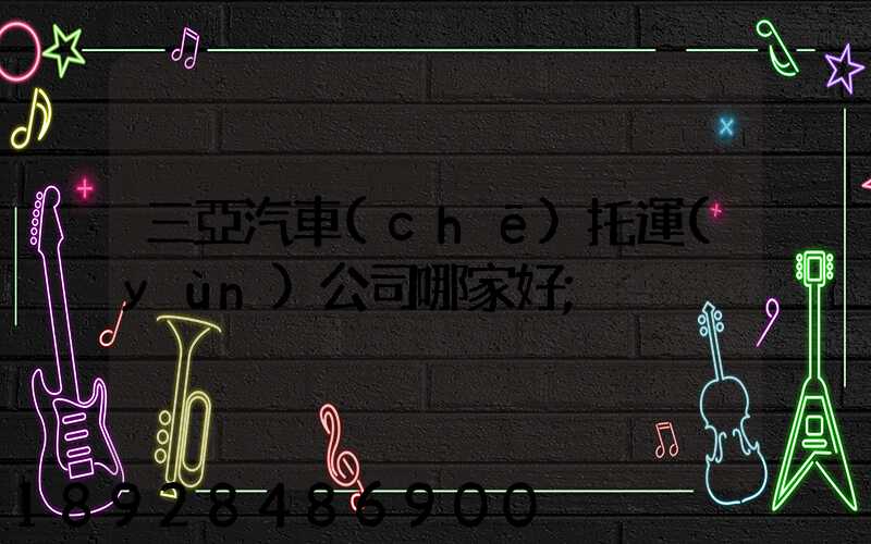 三亞汽車(chē)托運(yùn)公司哪家好