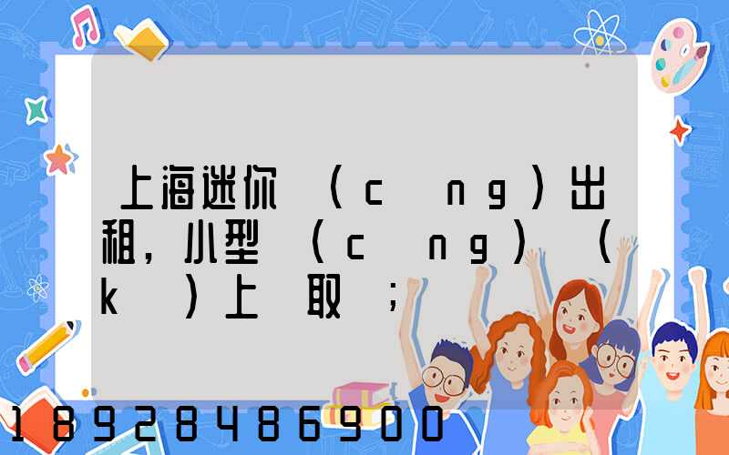 上海迷你倉(cāng)出租,小型倉(cāng)庫(kù)上門取貨