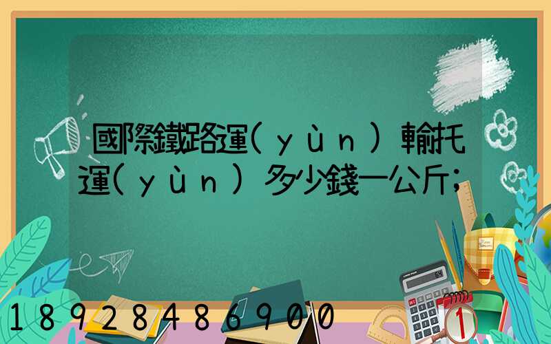 國際鐵路運(yùn)輸托運(yùn)多少錢一公斤